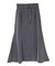 アシンメトリー切替マーメイドスカート