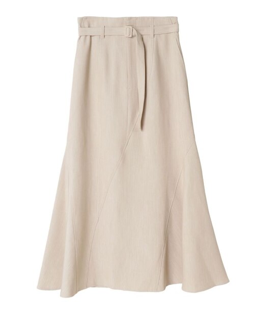 アシンメトリー切替マーメイドスカート