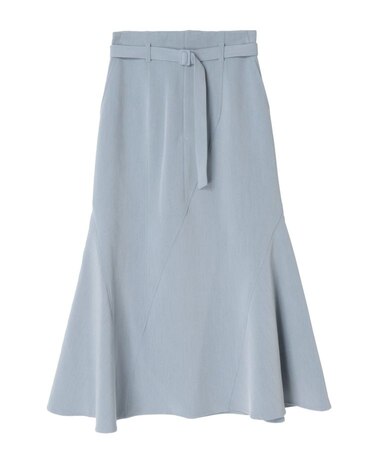 アシンメトリー切替マーメイドスカート