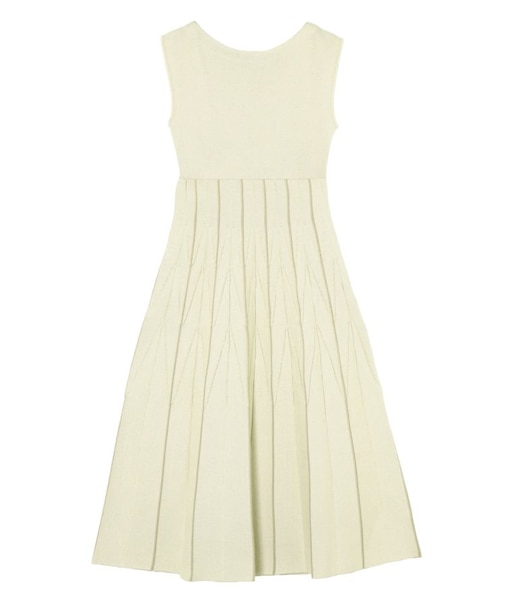 ジオメトリックフォルムニットワンピース