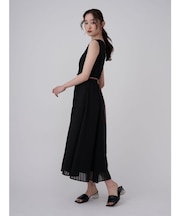 バイカラーパイピングワンピース