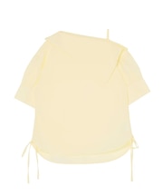 アシメネックデザインブラウス