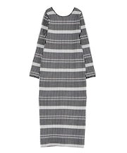 2WAYチェックニットワンピース