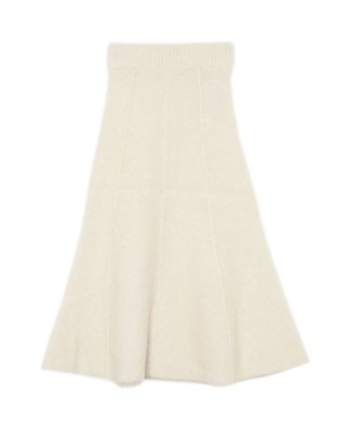アルパカシャギーニットナローフレアスカート