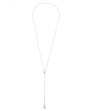 スネークチェーンロングネックレス