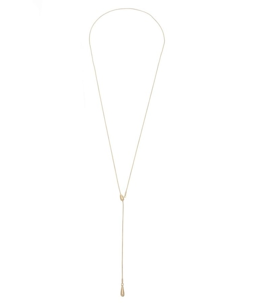 スネークチェーンロングネックレス