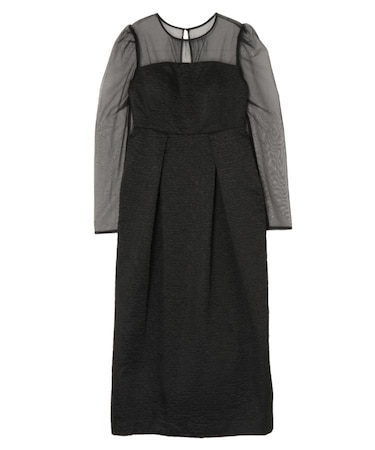 LADYジャガードコクーンドレス