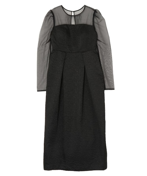 LADYジャガードコクーンドレス