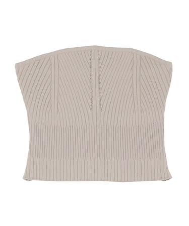 ニットベアトップ