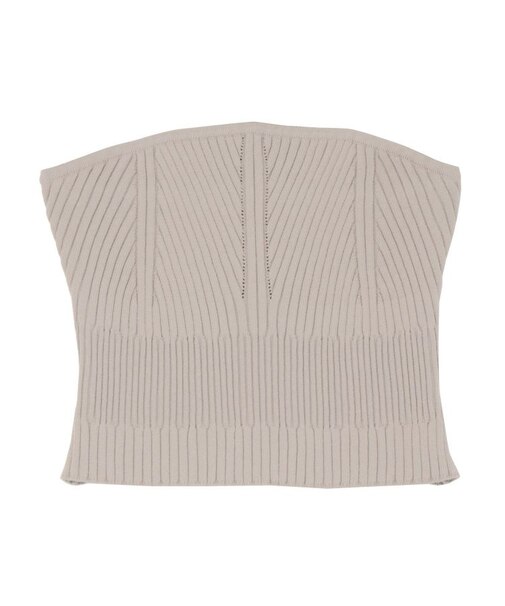 ニットベアトップ