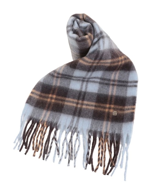 ワイドチェックストール