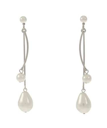 LADYフェイクパールチェリーピアス