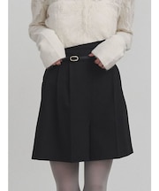 バイカラーベルトセットショートパンツ