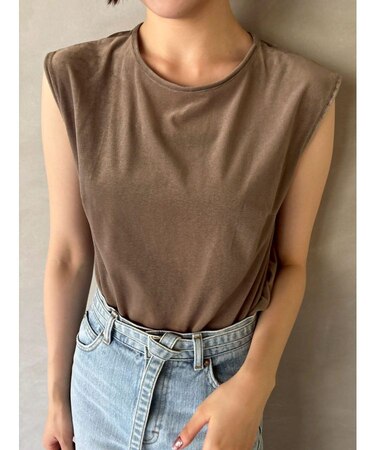 ベロアノースリトップス