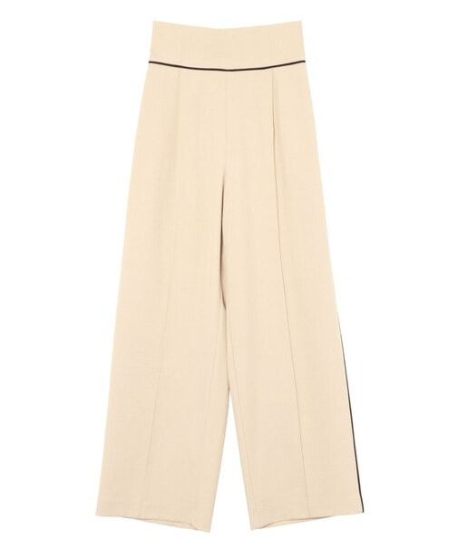 バイカラーパイピングパンツ