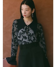 追加生産【WEB限定】シアージャガードビッグカラーニットプル