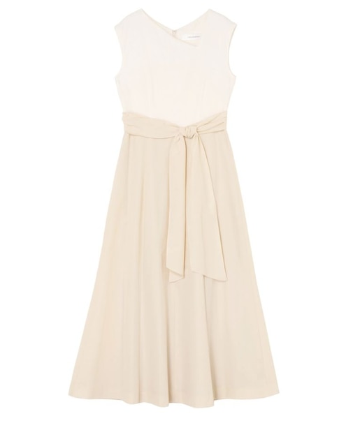 カットジャガードドッキングワンピース