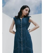 【Leeコラボ】フレアスリーブデニムワンピース