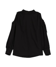 オープンショルダーギャザーブラウス