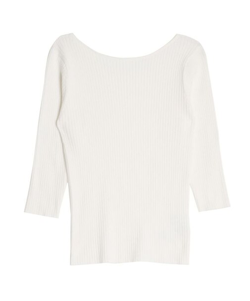 シルクブレンド2WAYニットプルオーバー