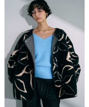 【REVIVAL】リバーシブルボアブルゾン