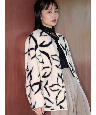 【REVIVAL】リバーシブルボアブルゾン