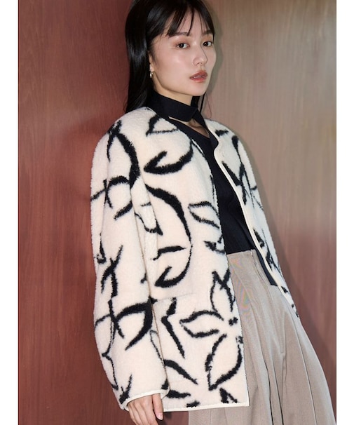 【REVIVAL】リバーシブルボアブルゾン