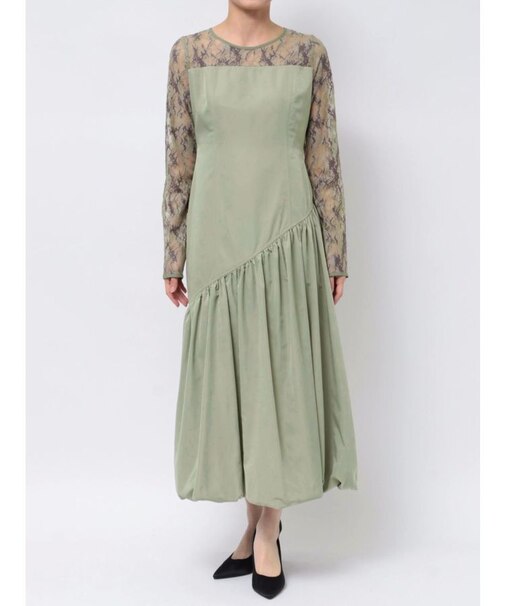 LADYバルーンレースドレス