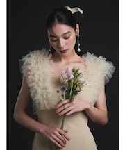 LADYショルダーチュールIラインドレス