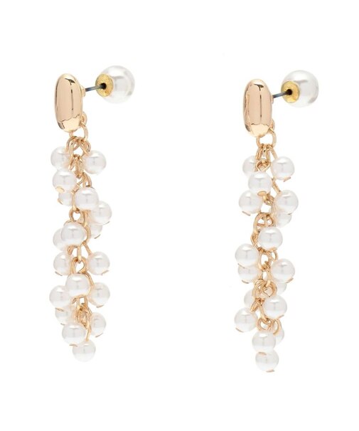 LADYフェイクパールバブルピアス