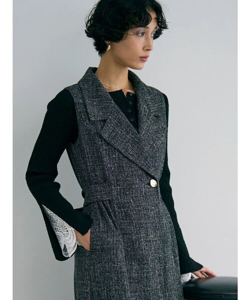 レーススリーブニットプルオーバー｜ラグナムーンの通販｜&mall