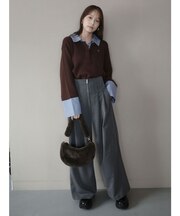 2タックワイドパンツ