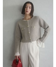 CHNラクーンニットジャケット