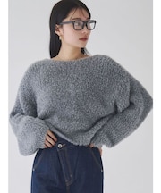 バックデザインファーラメニットプルオーバー