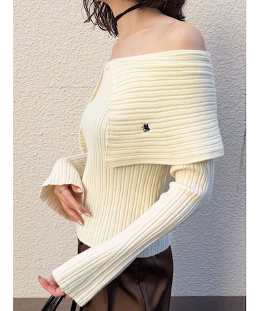 【POLO BCSコラボ】ワイドカラーニットプルオーバー