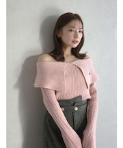 【POLO BCSコラボ】ワイドカラーニットプルオーバー