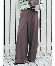 フロントジップラインパンツ