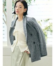 ツイードダブルテーラードジャケット