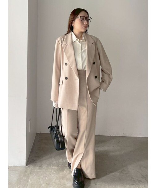 センタースリットフレアパンツ