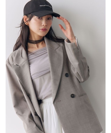 カフスダブルテーラードジャケット