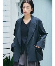 カフスダブルテーラードジャケット