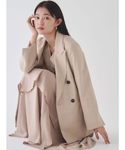 カフスダブルテーラードジャケット