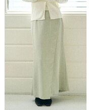 サテンラップデザインサテンナロースカート