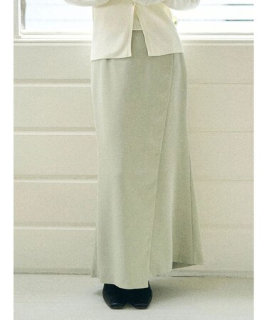 サテンラップデザインサテンナロースカート