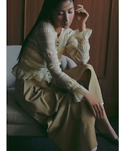 シアーボーダーカーデプルオーバー