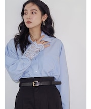 レースカフスシャツ