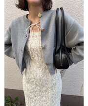 フォルムニットカーディガン