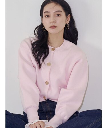 フォルムニットカーディガン