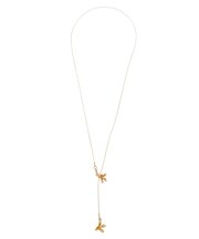 LADYフラワーチェーンドロストネックレス