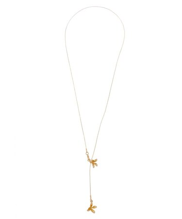 LADYフラワーチェーンドロストネックレス